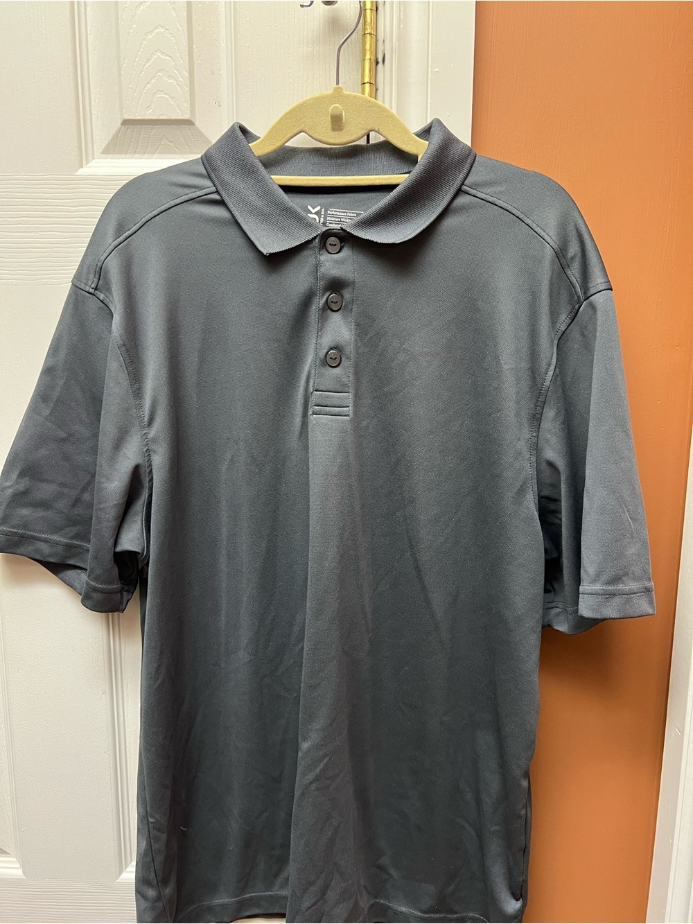 Cutter & Buck Men's Slate Gray Short-Sleeve Polo